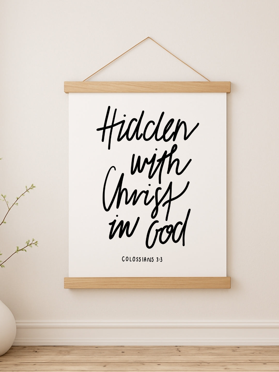 Hidden with Christ | Hanging