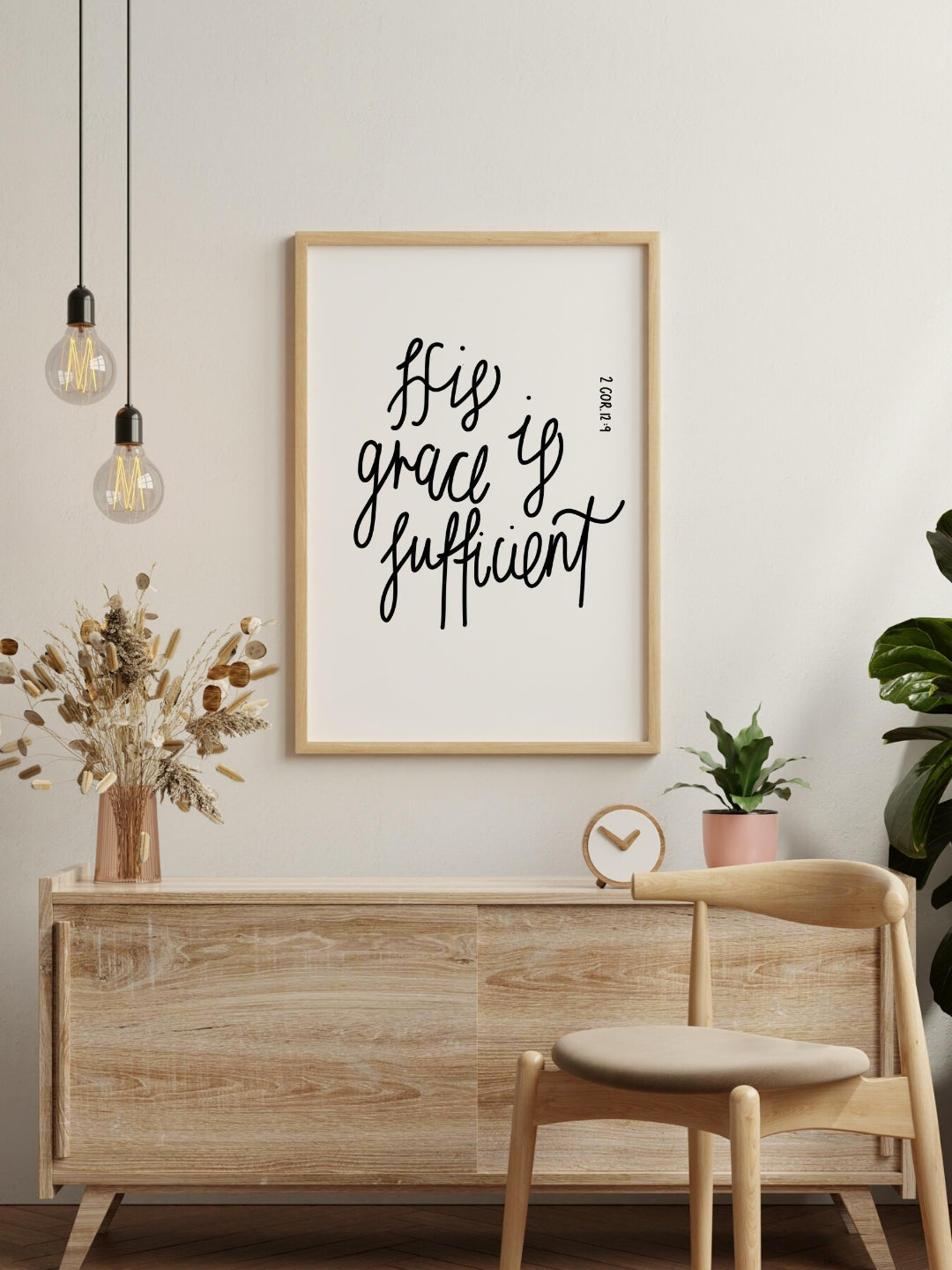 His Grace is Sufficient | Framed