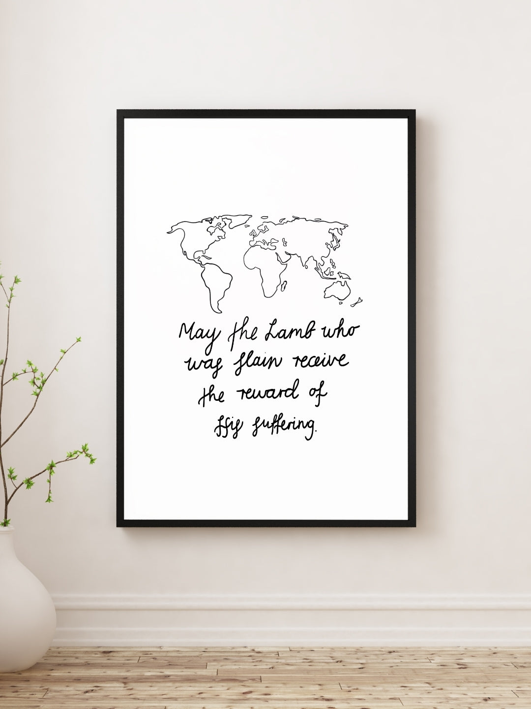 May the Lamb | Framed