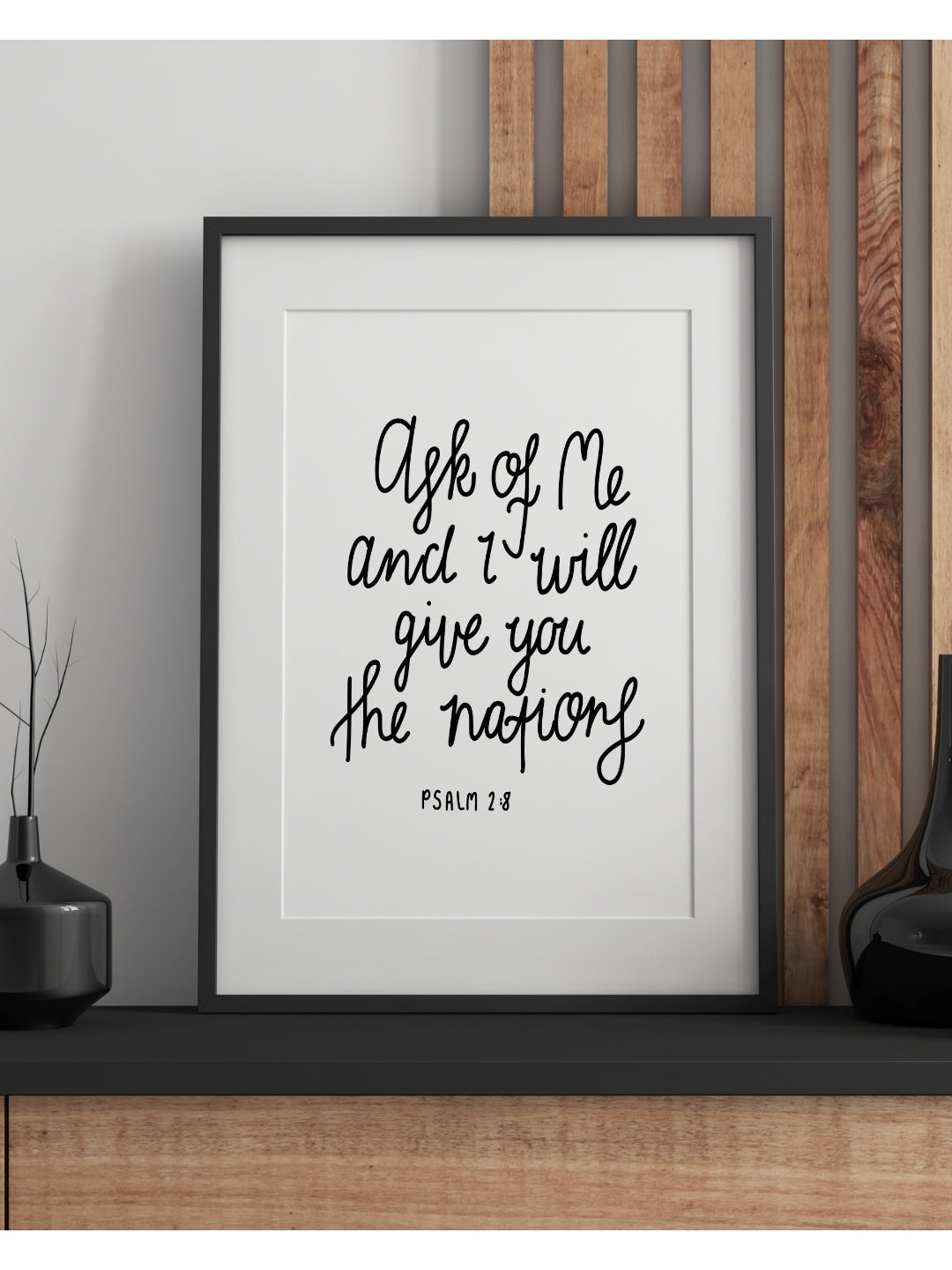 Ask of Me | Framed