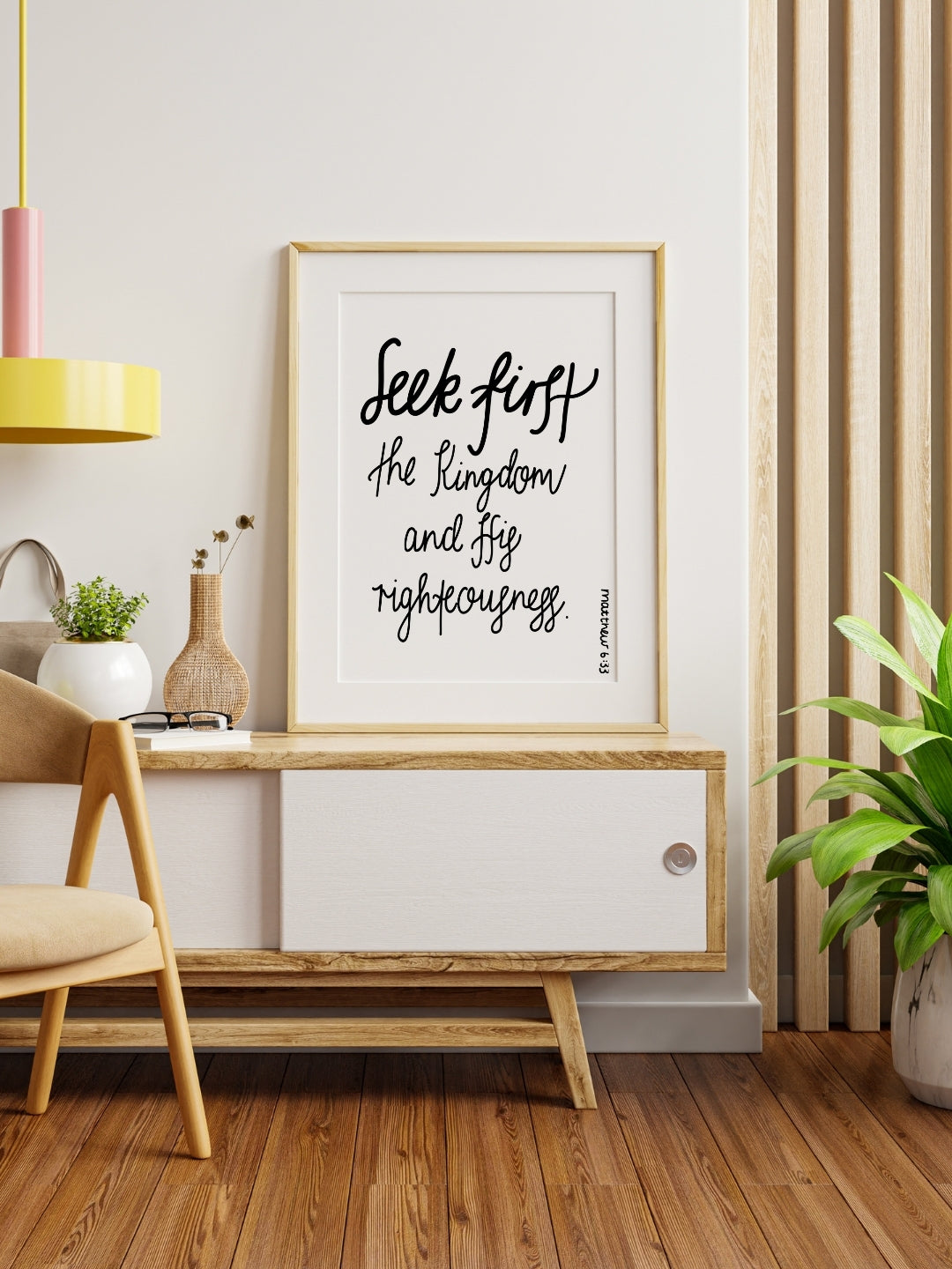 Seek First | Framed