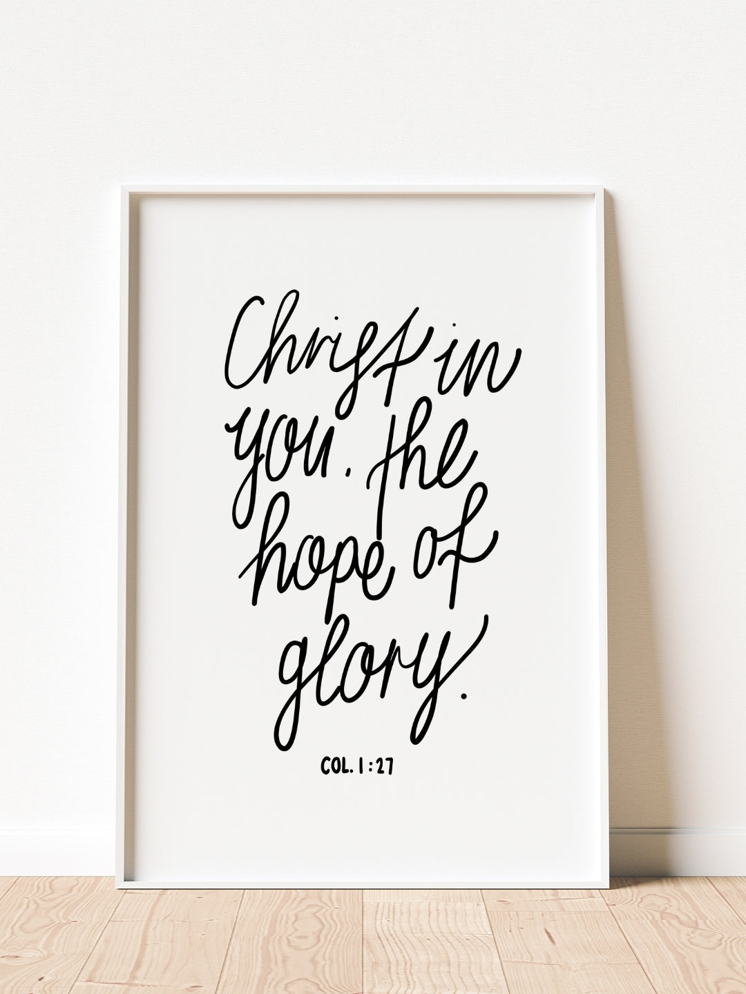 Christ in You | Framed