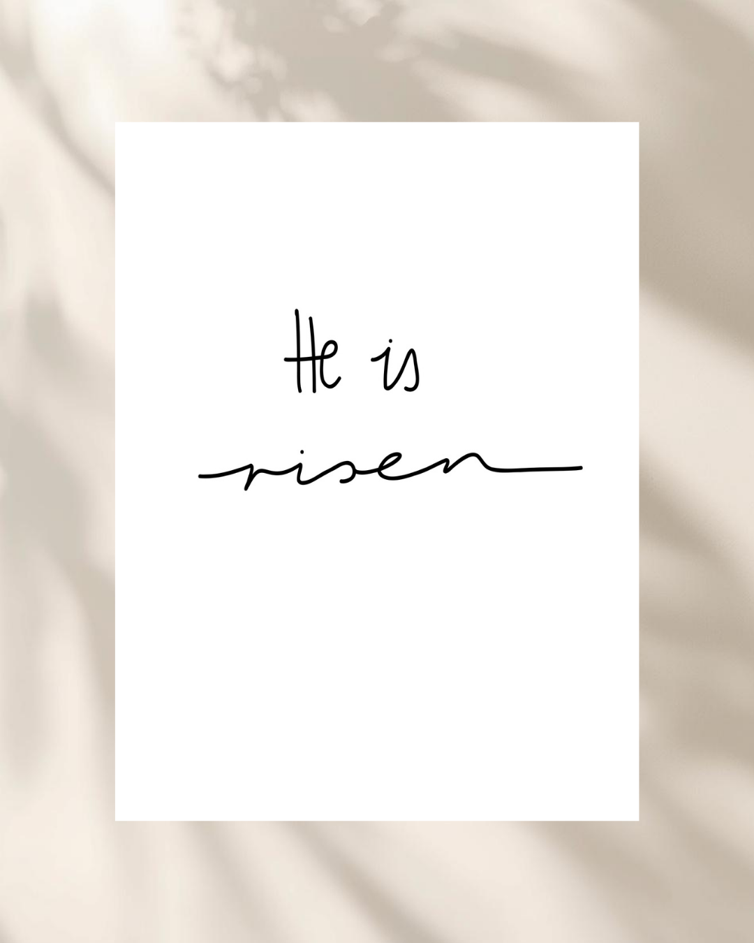 He Is Risen | Print
