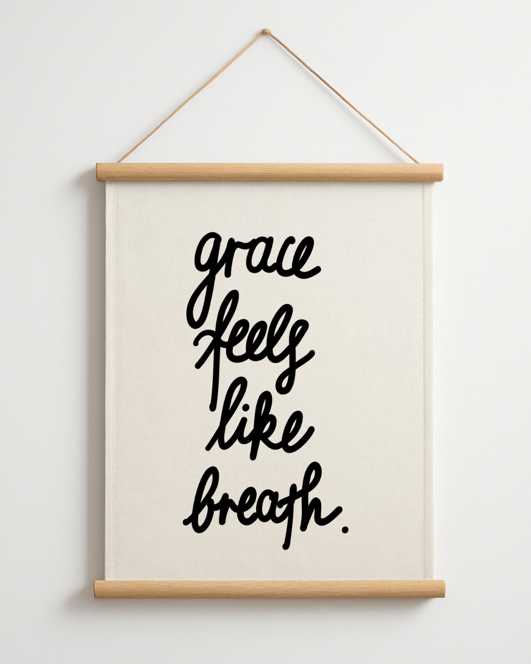 Grace Christian wall art print