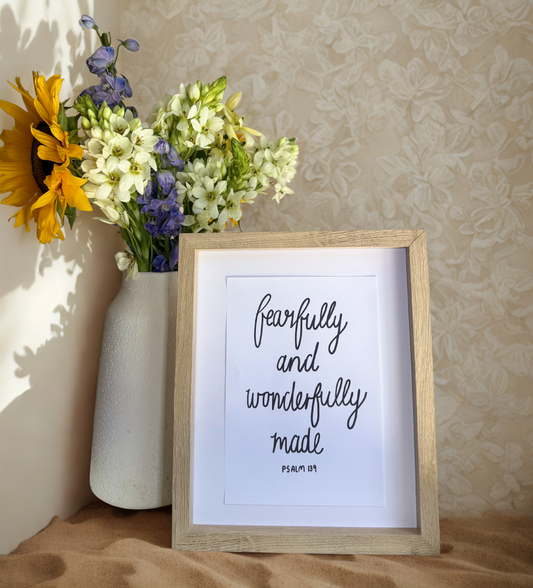Fearfully and Wonderfully