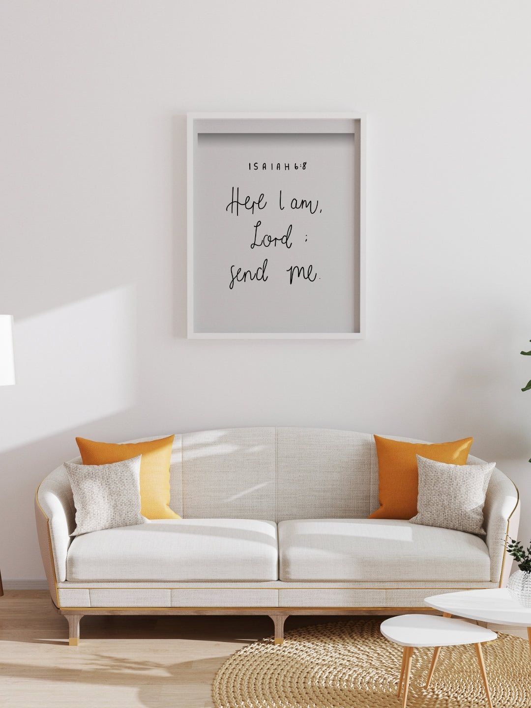 Here I am Lord | Framed