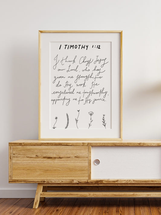1 Timothy 1:12