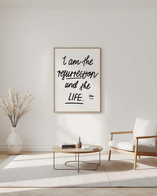I Am The Resurrection | Framed