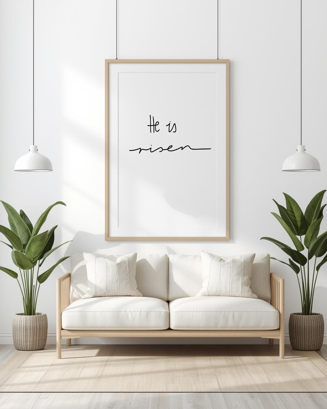 He Is Risen | Hanging
