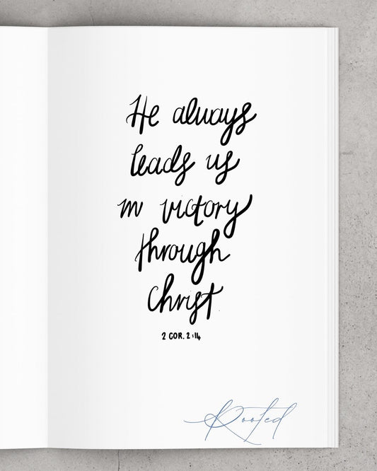 Victory Through Christ | Print