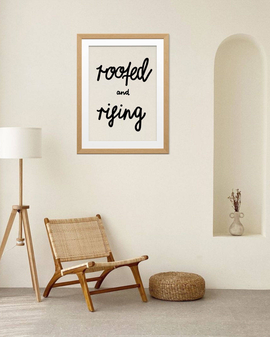 Rooted and Rising | Framed
