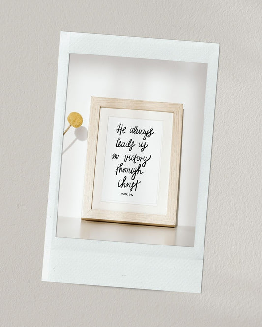 Victory Through Christ | Framed