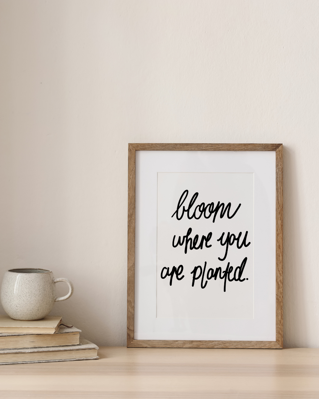 Bloom Where You Are | Framed