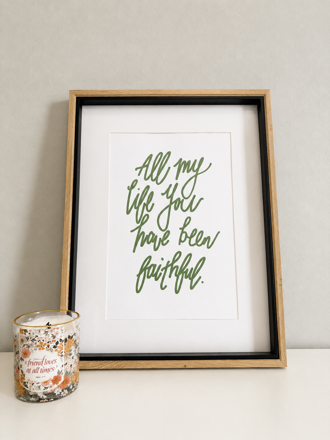 All My Life You Have Been Faithful | Framed