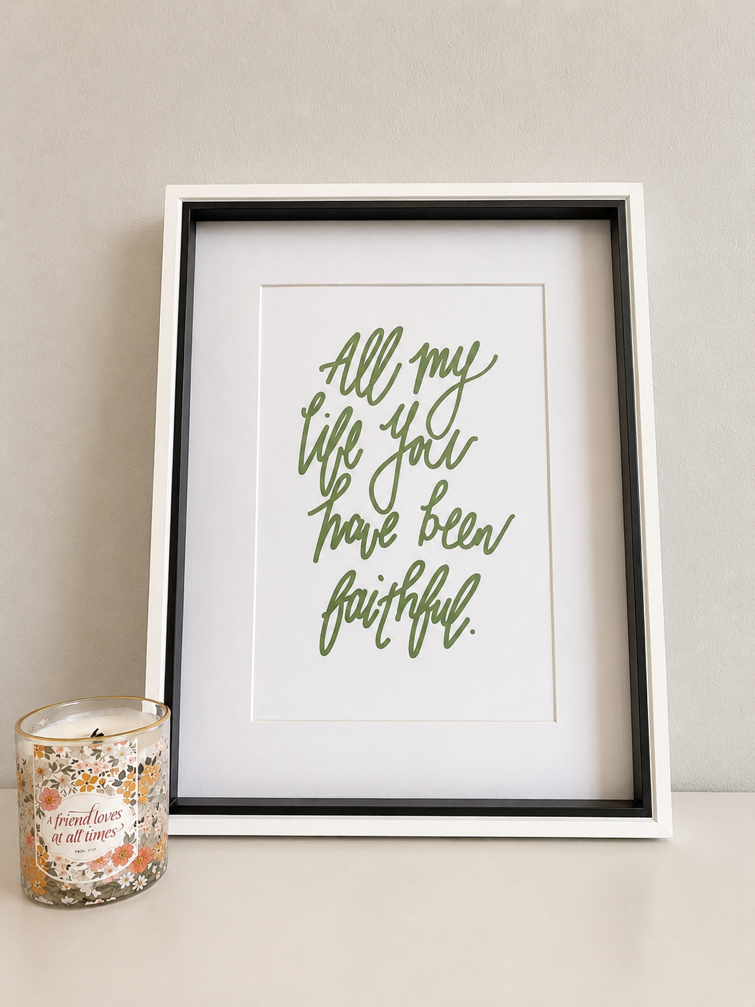 All My Life You Have Been Faithful | Framed